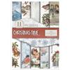 ITD Collection - Papier de riz créatif A4 Decoupage Rice Paper Sheet 29,7 x 21 cm Technique de découpage multicolore (RP024) - HS code 48021000