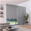 MADECOSTORE Tenda avvolgibile setacciante h250 cm - Gamma Must - Grigio Roccia - L64 x H250 cm