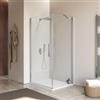 DEGHI Box doccia 80x100 cm battente in vetro temperato 6mm trasparente 195h - Nilo