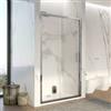 Box doccia nicchia 70 cm doppio battente vetro temperato opaco profilo  cromo 195h - Moritz