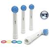 UCA® EBS17 - Set di 8 Testine di ricambio per spazzolini Elettrici Compatibili con Braun Oral B Sensitive Clean