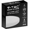 V-TAC VT-8630S-W-RD Plafoniera led 30W sensore di movimento microonde integrato IP44 rotonda bianca 360° 4000K - sku 7665
