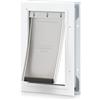 PetSafe Freedom - Porta in Alluminio per Cani e Gatti, Piccola, Bianca, con Patta in Vinile colorato