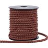 PH PandaHall 10m Corda In Pelle Intrecciata 5mm Corda Rotonda In Pelle Marrone Cordino In Pelle per Collana Bracciale Cintura Artigianato Realizzazione Cravatta