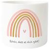 Grafik Werkstatt Grafik-Werkstatt Graphic Workshop-Vaso Decorativo in Ceramica Bianca Schön, Dass es Dich Gibt, Mini
