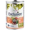 Exclusion Mediterraneo Monoproteico Noble Grain Adult All Breeds Salmone Alimento Umido per Cani Adulti 400gr