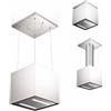 Faber Cappa ad Isola Lybra Plus 110.0255.507 Inox e Vetro da 41cm - Garanzia Italia