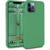 MyGadget Cover per Apple iPhone 12 Pro Max - Custodia Protettiva in Silicone Morbido Case TPU Flessibile - Protezione Antiurto & Antigraffio Verde Smeraldo