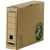 GielleService Fellowes Bankers Box Earth Final File Box A4 80 mm - Assemblaggio manuale Cartone riciclato certificato FSC Colore marrone