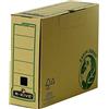 GielleService Fellowes Bankers Box Earth Final File Box A4 100mm Assemblaggio manuale Cartone riciclato certificato FSC Colore marrone 4470201