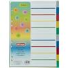 GielleService Mktape Conf. 10 Divisori Formato A4 FORI Universali In Propilene Colori Assortiti MKT20750
