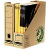 GielleService Fellowes Bankers Box Earth Portariviste A4 Cartone riciclato certificato FSC Colore marrone