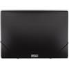 GielleService Portadocumenti MKtape Flap Folder Chiusura ad Elastico Formato Folio colore NERO