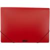 GielleService Portadocumenti MKtape Flap Folder Chiusura ad Elastico Formato Folio colore ROSSO