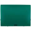 GielleService Portadocumenti MKtape Flap Folder Chiusura ad Elastico Formato Folio colore VERDE