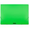 GielleService Portadocumenti MKtape Flap Folder Chiusura ad Elastico Formato Folio colore VERDE FLUORESCENTE