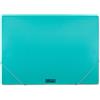 GielleService Portadocumenti MKtape Flap Folder Chiusura ad Elastico Formato Folio colore VERDE PASTELLO