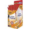 GielleService PENNA A SFERA BIC CRISTAL FUN ORIGINAL 1,0MM Linea 0,4mm COLORE ROSSO 8373619