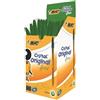 GielleService PENNA A SFERA BIC CRISTAL FINE ORIGINAL 0,8MM Linea 0,30mm COLORE VERDE 872729