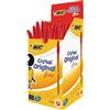GielleService PENNA A SFERA BIC CRISTAL FINE ORIGINAL 0,8MM Linea 0,30mm COLORE ROSSO 872720