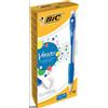 GielleService Bic Velocity Conf. 12 MATITE MECCANICHE 0,5 mm HB con gomma Grip Zone Lunga durata Colori assortiti 8291322