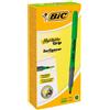 GielleService PENNARELLO FLUORESCENTE BIC Highlighter Grip Inchiostro a base d'acqua Linea 1,60 - 3,30 mm Colore VERDE 811932