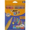 GielleService Bic Kids Evolution Stripes Conf. 18 matite colori assortiti Piombo pigmentato 3,20mm 950524