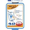 GielleService Bic Velleda Lavagna Scuola 2 Superfici Bianca Millimetrica + 1 Pennarello Velleda Blu + 1 Gomma Dimens. 26x19 cm