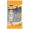 GielleService Bic Cristal Original Conf. 10 pennePunta tonda 1,0mm Linea 0,4mm Colori assortiti 830865