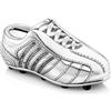 Zilverstad Salvadanaio Scarpa da Calcio Piccola, in Lega di Zinco, Argento, 55x129x59mm (6256261)