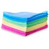Glart H4488 set 3 panni microfibra colorati 40x40 cm - 600 g/m² assorbenti, lavabili, senza striature né pelucchi - per cucina, bagno, ufficio, auto, vetri e superfici delicate - uso quotidiano