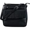 STILORD 'Jodie' Borsa a Spalla Donna Pelle Elegante Piccola Borsa a Tracolla Crossbody Bag Borsetta Lavoro Borsa Shopping in Cuoio Genuino, Colore:nero