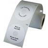 Etichette adesive per etichettatrice compatibile Dymo S0719250 LW per dischi da 57×57 mm (Rotolo 160 etichette) BIANCO