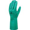 DELTAPLUS Guanti da lavoro industriale Nitrex VE801 - nitrile floccato cotone - taglia 09 - verde - Deltaplus (unità vendita 1 pz.)