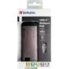 Verbatim - USB-C Adattatore USB 3.1 G1- USB 3.0 X 3 - HDMI - SDHC - MICRO SDHC - R - 49142 (unità vendita 1 pz.)