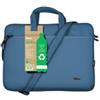 TRUST Borsa per notebook - Bologna - ecocompatibile - da 16" - blu - Trust (unità vendita 1 pz.)