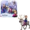 Mattel Disney Frozen - Bambola di Anna snodata e renna Sven ispirati al film Disney Frozen, Giocattolo e regalo per Bambini 3+ Anni, HLX03