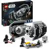 LEGO Star Wars TIE Bomber Model Building Kit, Modellino da Costruire di Starfighter con Droide Gonk e Minifigure di Darth Vader con Spada Laser 75347