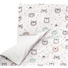 FlyIdeas Set Lenzuola Copripiumino & Copricuscino Bambino per Culle e Lettino/Letto Singolo Neonati, 100% Morbido Cotone Certificato