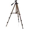 TronicXL 360° Tripod 21 Treppiede per fotocamera DSLR in alluminio, 130 cm, ricambio per fotocamera digitale Panasonic HC-V10 HC-V100 HC-V110 HC-V210 HC-V500 hc-v770 hc-v777eg-k