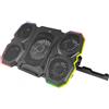 Esperanza Supporto ventilato notebook Esperanza Breva retroilluminazione a led/ventilato 5W Nero [AYESPP000EGC107]