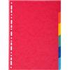 EXACOMPTA SEPARATORE A4 A 6TACCHE in CARTONCINO RICICLATO 220gr FOREVER