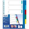 FAVORIT Divisori neturi PP A4 maxi 6 tacche col. Ass. Favorit