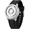 EUTOUR Orologio Uomo Magnetico Moda Semplice Nessun Vetro Cuscinetto a Sfera Quarzo Orologi da Polso da Uomo 40mm