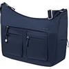 Samsonite Move 4.0 - Borsa a tracolla M con 2 scomparti, 33 cm, 12 L, blu (blu scuro)