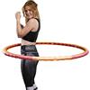 HOOPOMANIA Slim Hoop [0,72 kg] Hula Hoop con manopole - Hoop da massaggio per persone minute