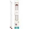 KnitPro 35 cm x 5.5 mm Aghi Nova Cubics Punta Singolo Ottone Lucido
