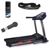 EVERFIT Kit TFK-750 Tapis Roulant Elettrico 20 km/h + TRX APP GATE 3.0 + Fascia Cardio + Lubetech 200ml