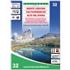 Fraternali Editore Cartina Monte Cervino, Valtournenche, Alta Val D Ayas