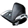 Bmw - Custodia per chiave auto BMW originale, con fermaglio n acciaio inox nero.